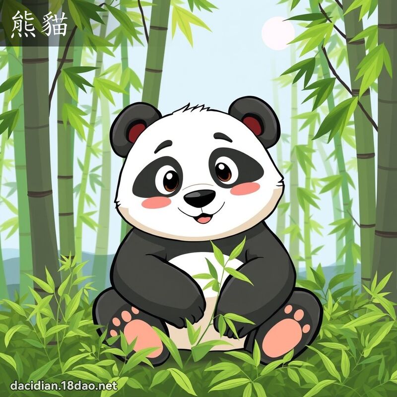 熊猫 - 国语大辞典配图