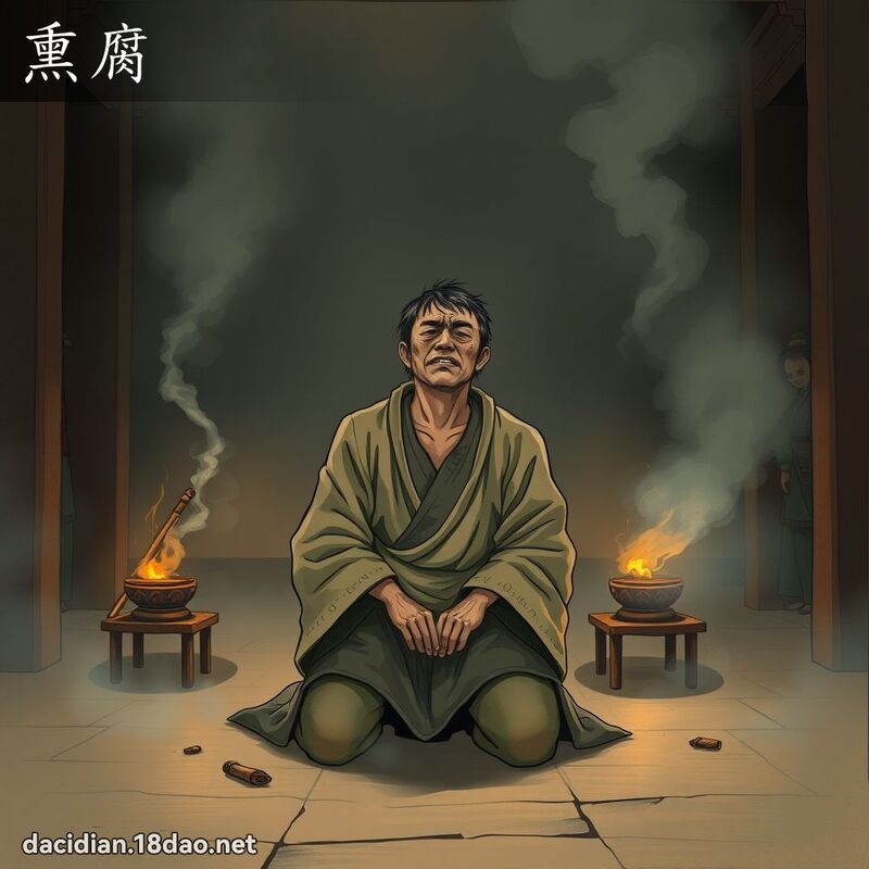 熏腐 - 國語大辭典配圖