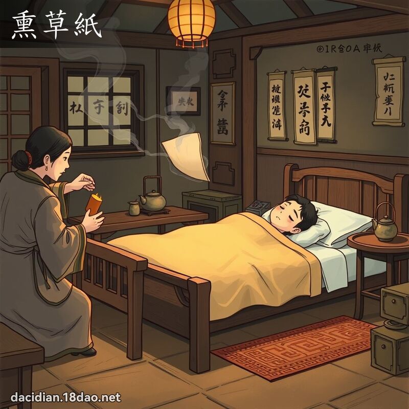 熏草紙 - 國語大辭典配圖
