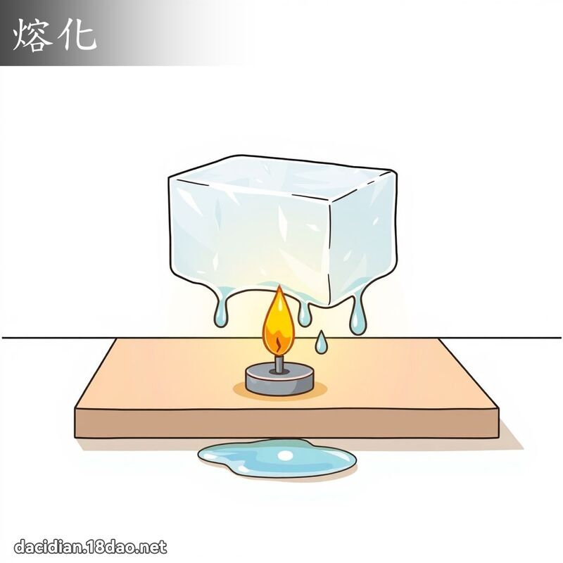 熔化 - 國語大辭典配圖