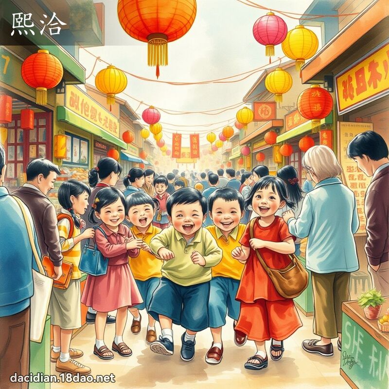 熙洽 - 国语大辞典配图