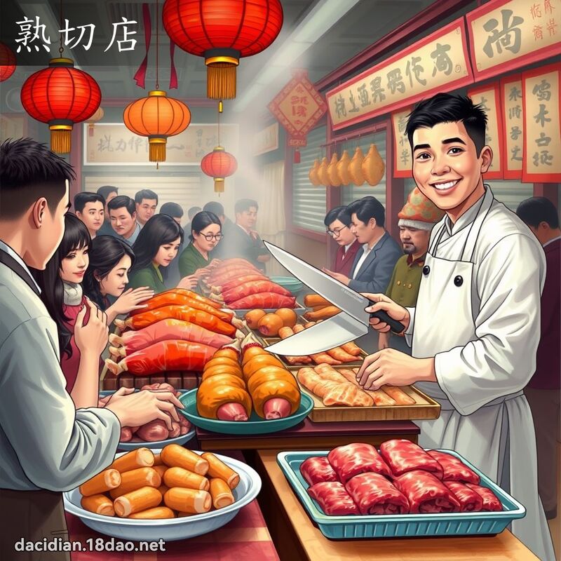 熟切店 - 國語大辭典配圖