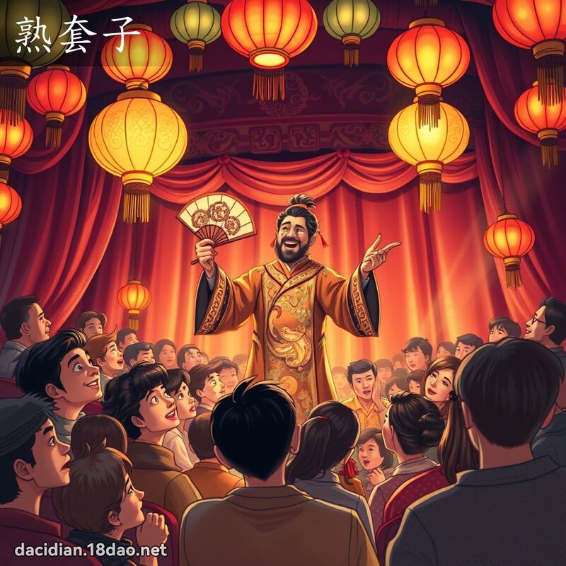 熟套子 - 国语大辞典配图