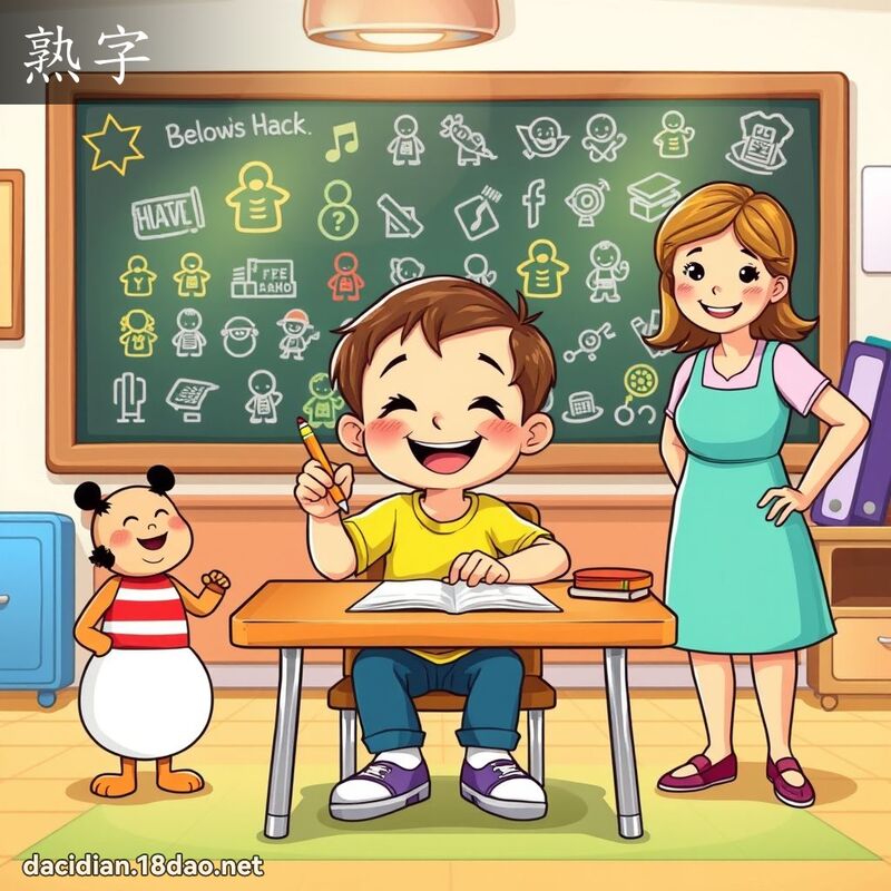 熟字 - 国语大辞典配图