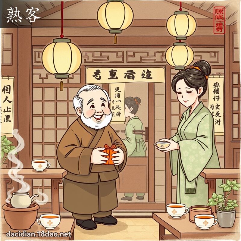熟客 - 国语大辞典配图