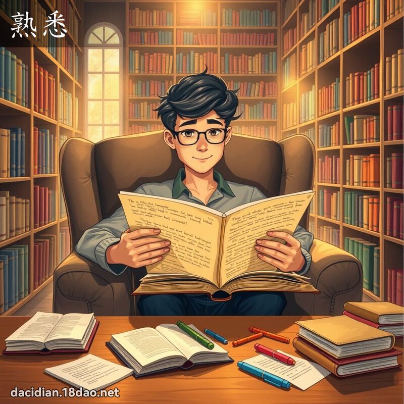熟悉 - 國語大辭典配圖