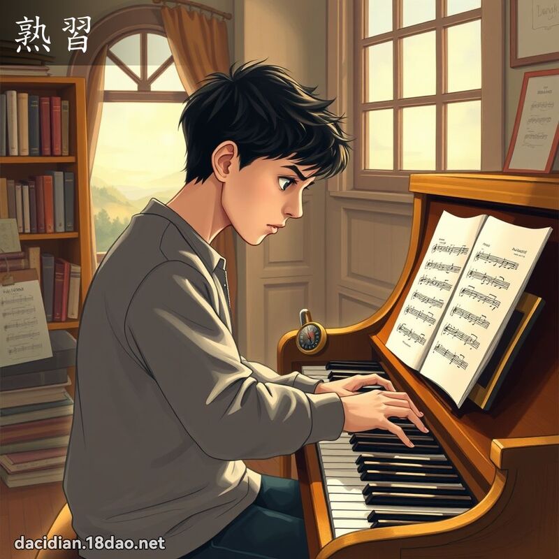 熟習 - 國語大辭典配圖