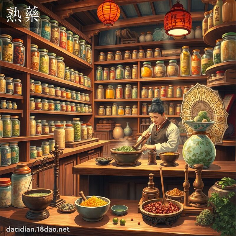 熟药 - 国语大辞典配图