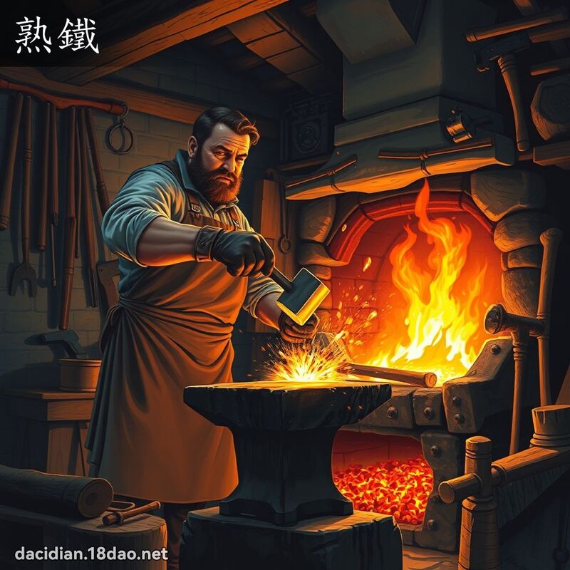 熟鐵 - 國語大辭典配圖