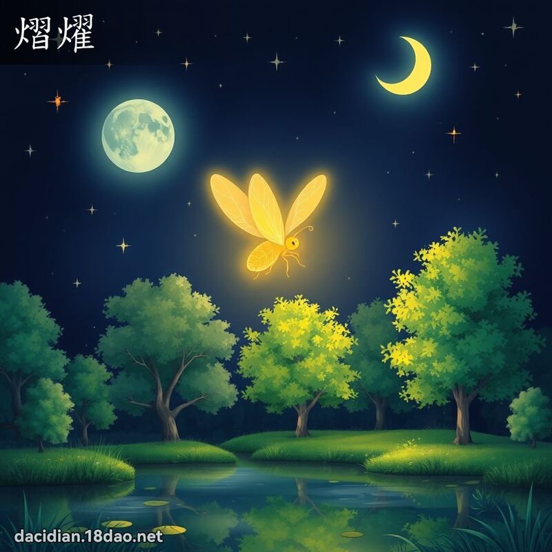 熠燿 - 國語大辭典配圖