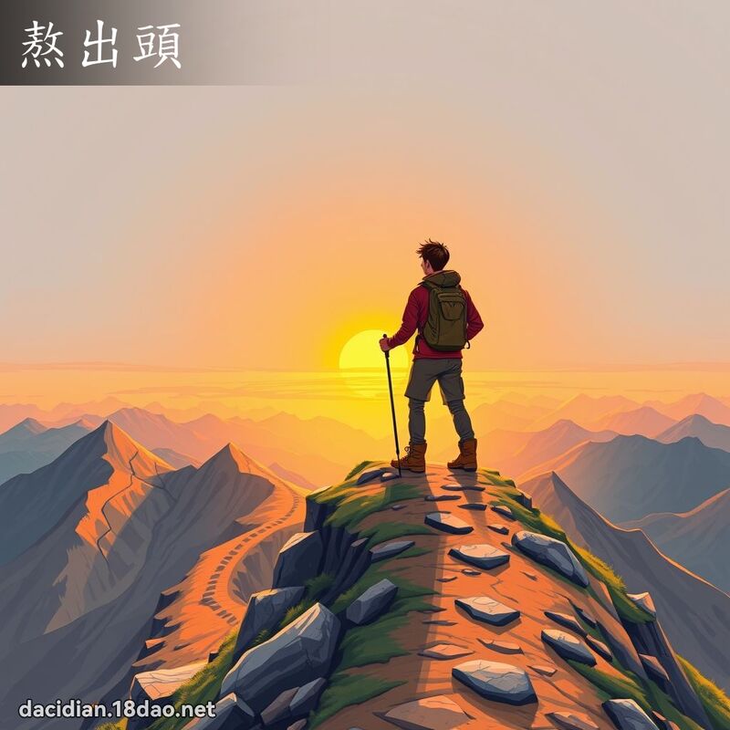 熬出头 - 国语大辞典配图