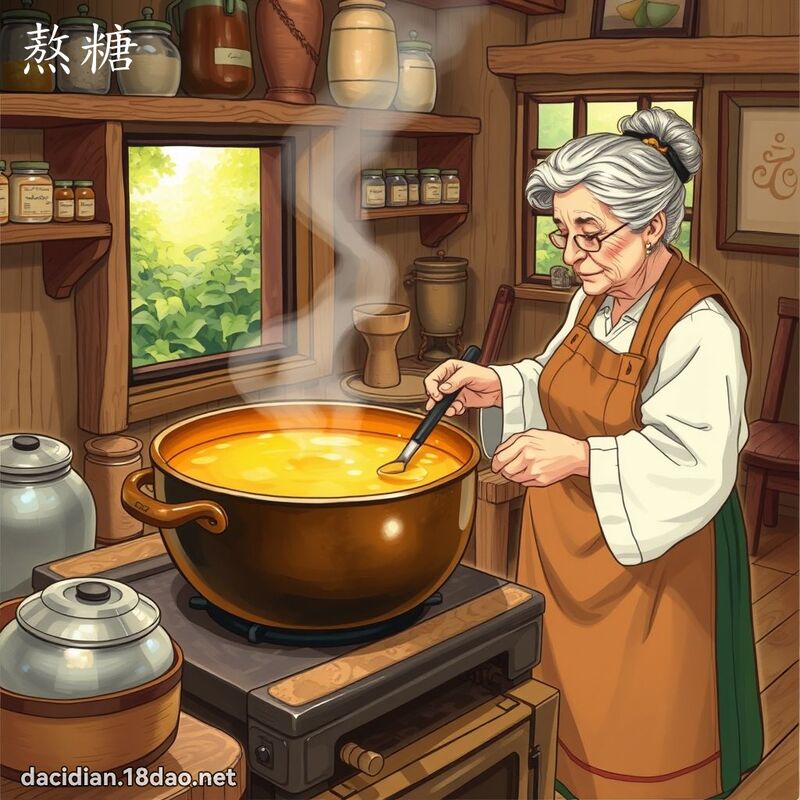 熬糖 - 国语大辞典配图