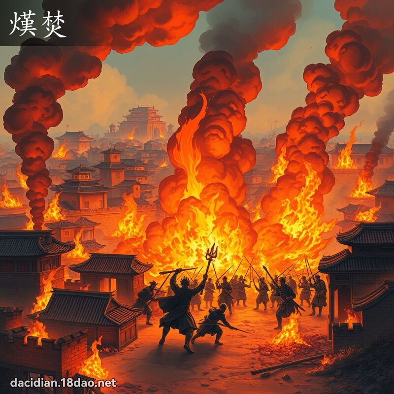 熯焚 - 國語大辭典配圖