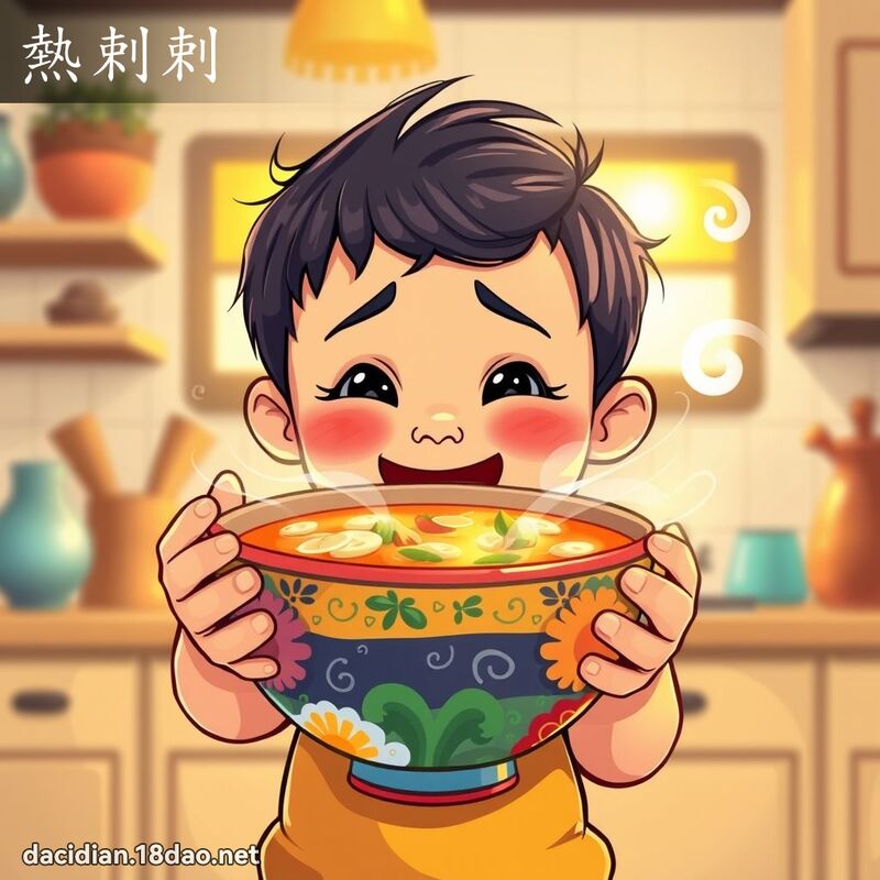 熱剌剌 - 國語大辭典配圖