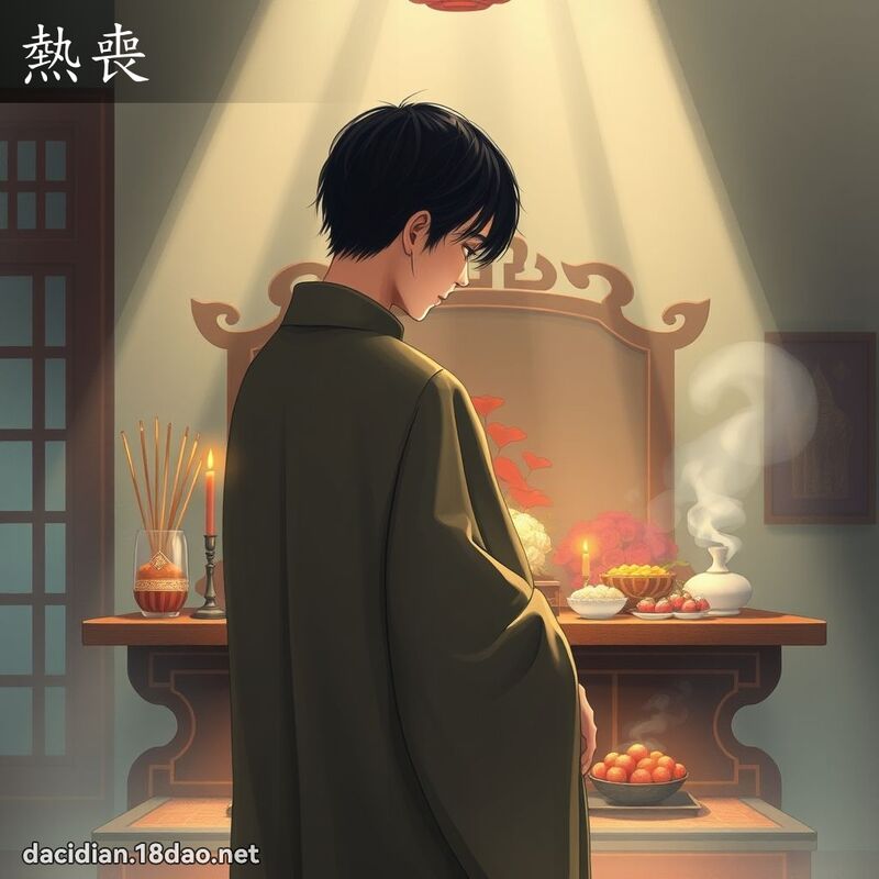 热丧 - 国语大辞典配图