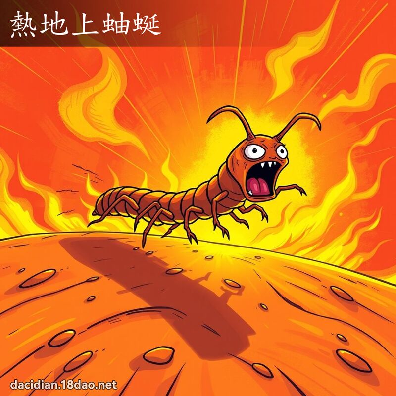 热地上蚰蜒 - 国语大辞典配图