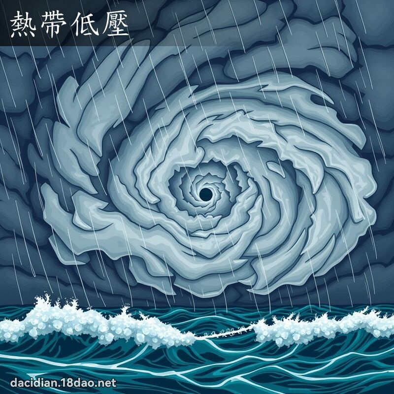 熱帶低壓 - 國語大辭典配圖