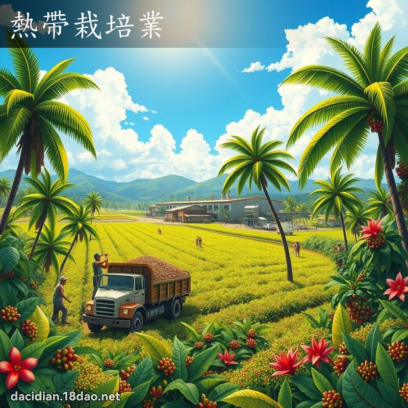 熱帶栽培業 - 國語大辭典配圖