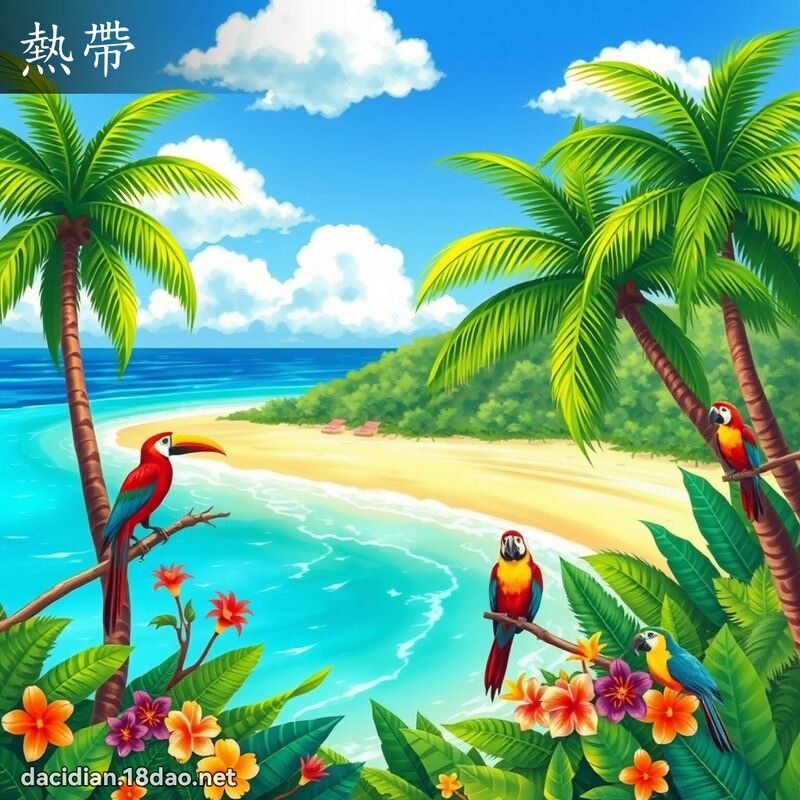 热带 - 国语大辞典配图