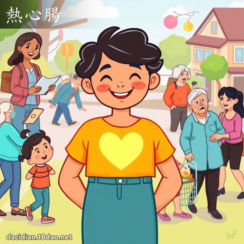 熱心腸 - 國語大辭典配圖