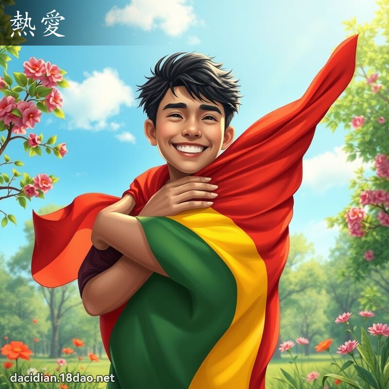 熱愛 - 國語大辭典配圖