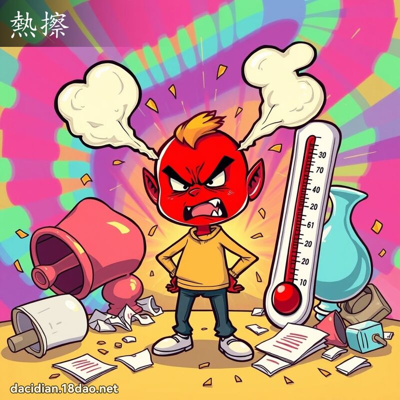 热擦 - 国语大辞典配图
