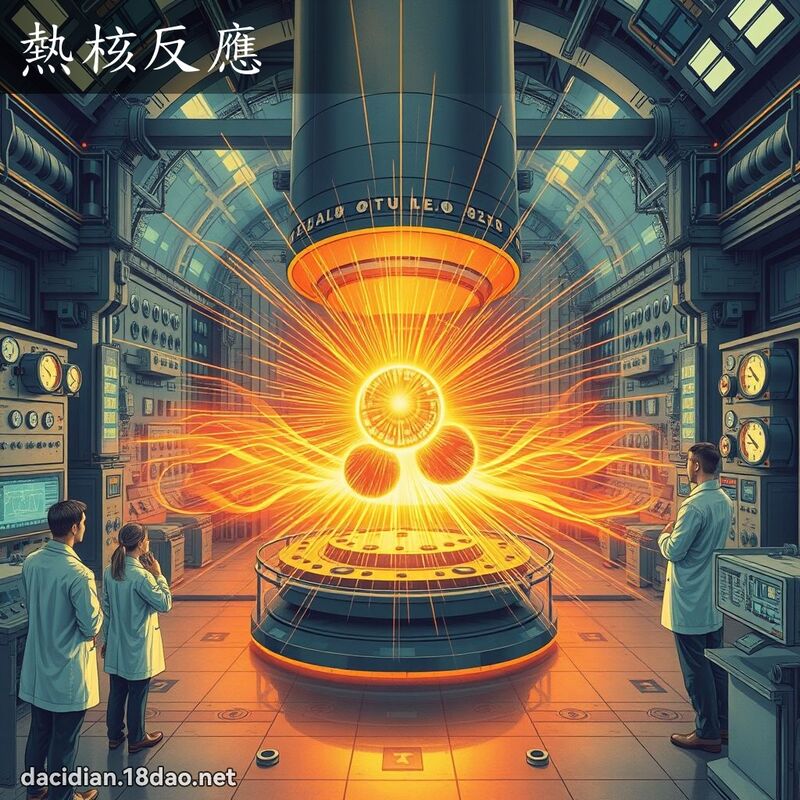 熱核反應 - 國語大辭典配圖