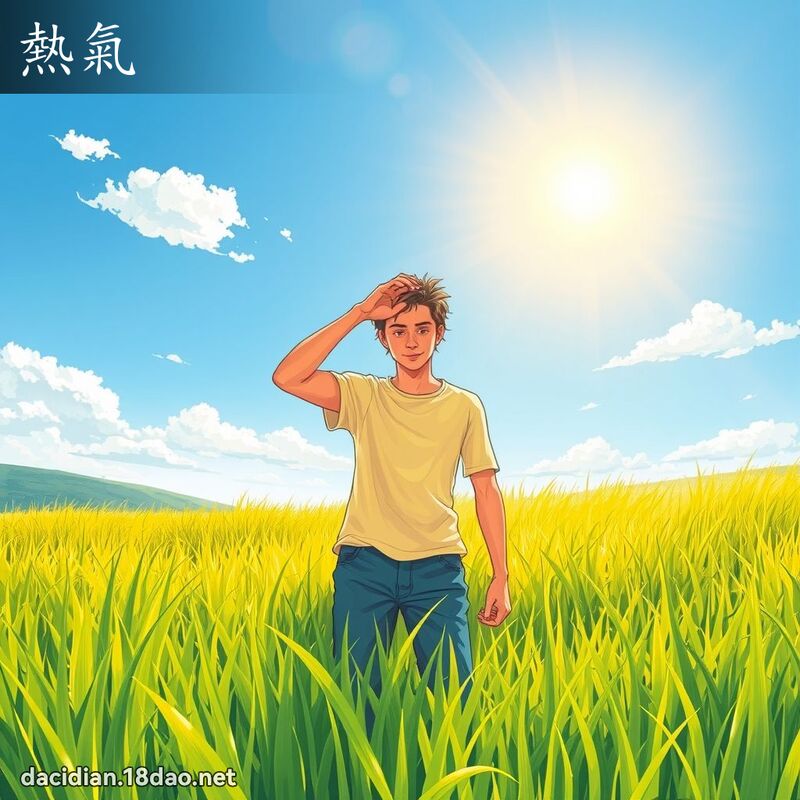 熱氣 - 國語大辭典配圖