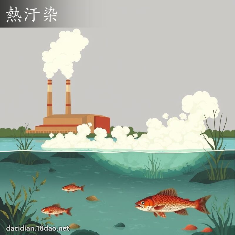 熱汙染 - 國語大辭典配圖