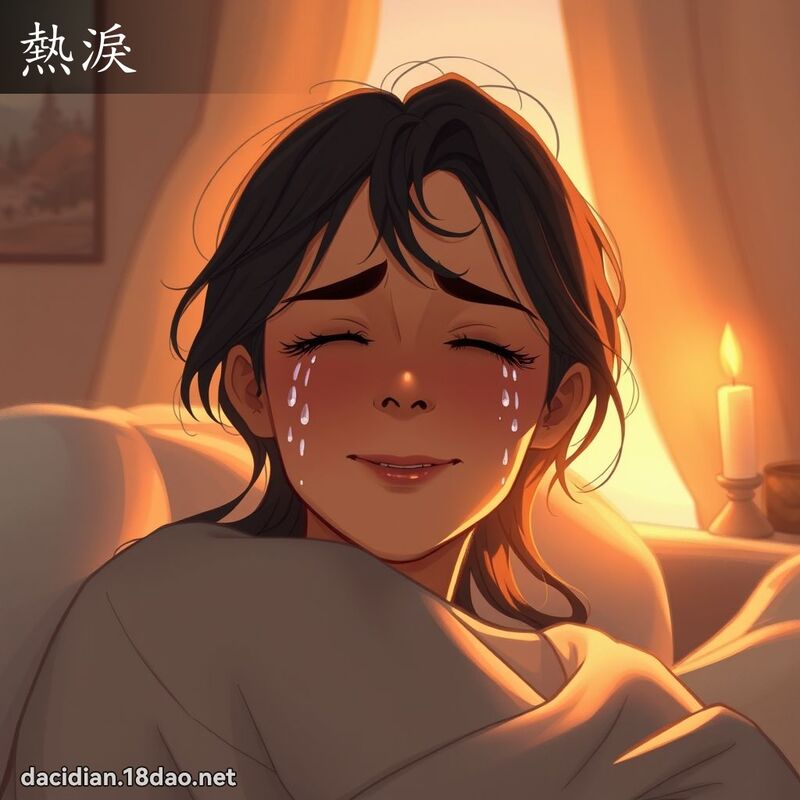 熱淚 - 國語大辭典配圖