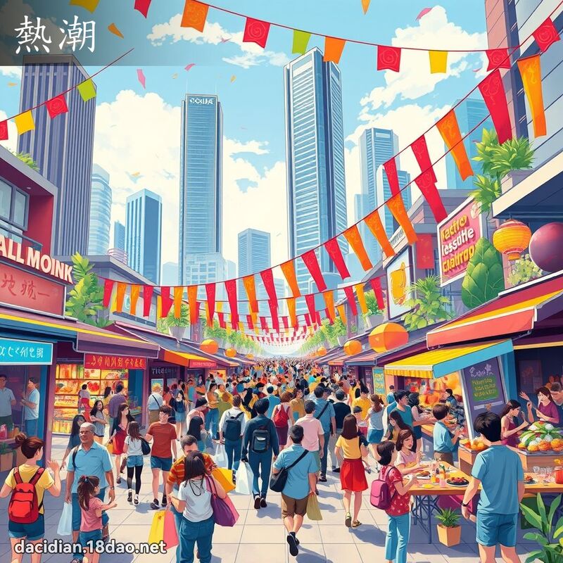 熱潮 - 國語大辭典配圖
