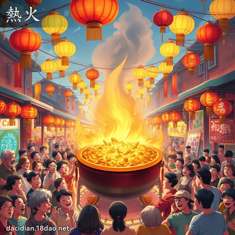 熱火 - 國語大辭典配圖