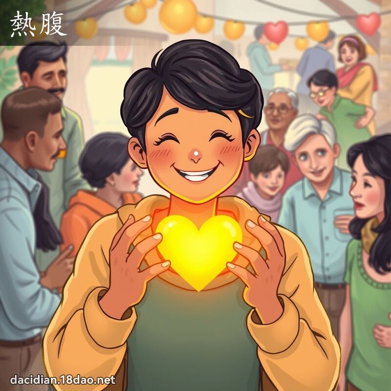 熱腹 - 國語大辭典配圖