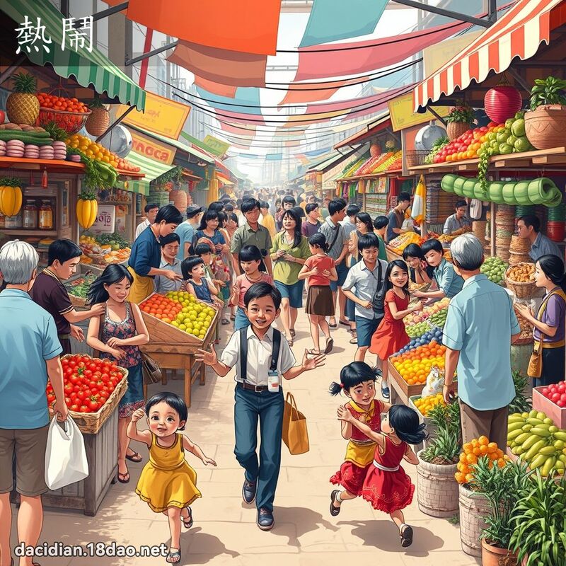 热闹 - 国语大辞典配图