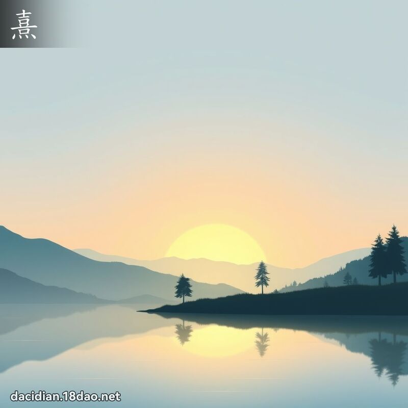 熹 - 國語大辭典配圖