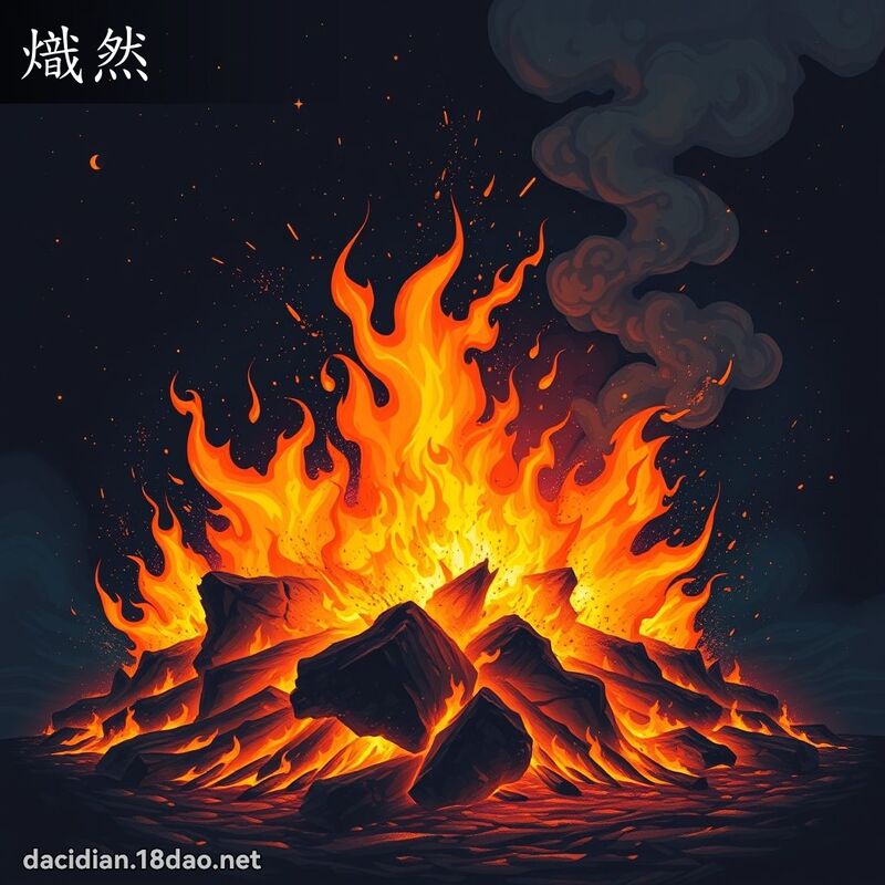 熾然 - 國語大辭典配圖