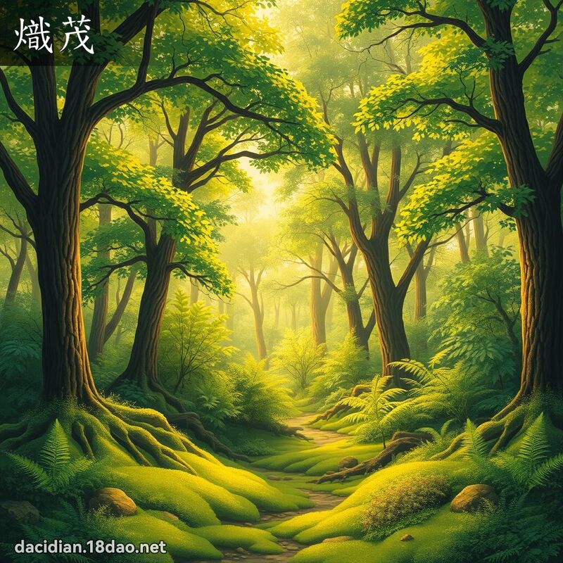 熾茂 - 國語大辭典配圖