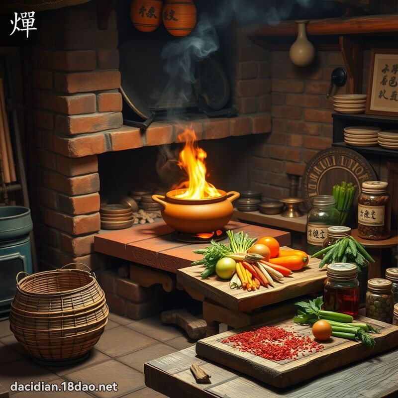 燀 - 國語大辭典配圖