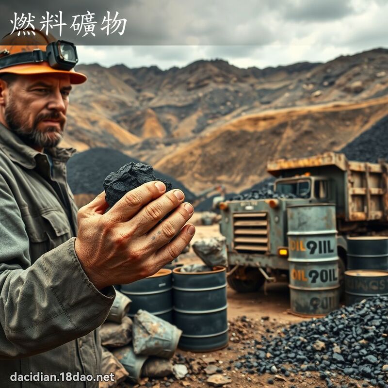燃料礦物 - 國語大辭典配圖