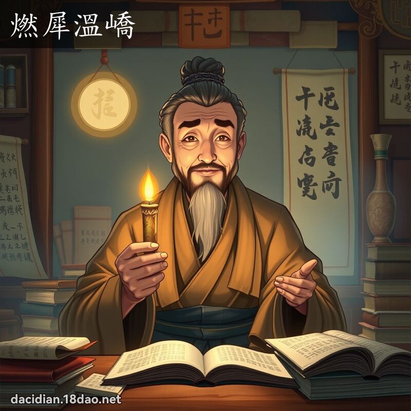 燃犀溫嶠 - 國語大辭典配圖
