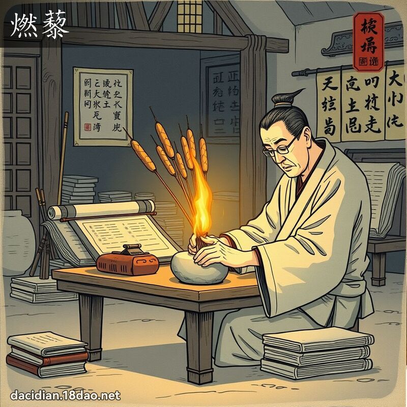 燃藜 - 国语大辞典配图