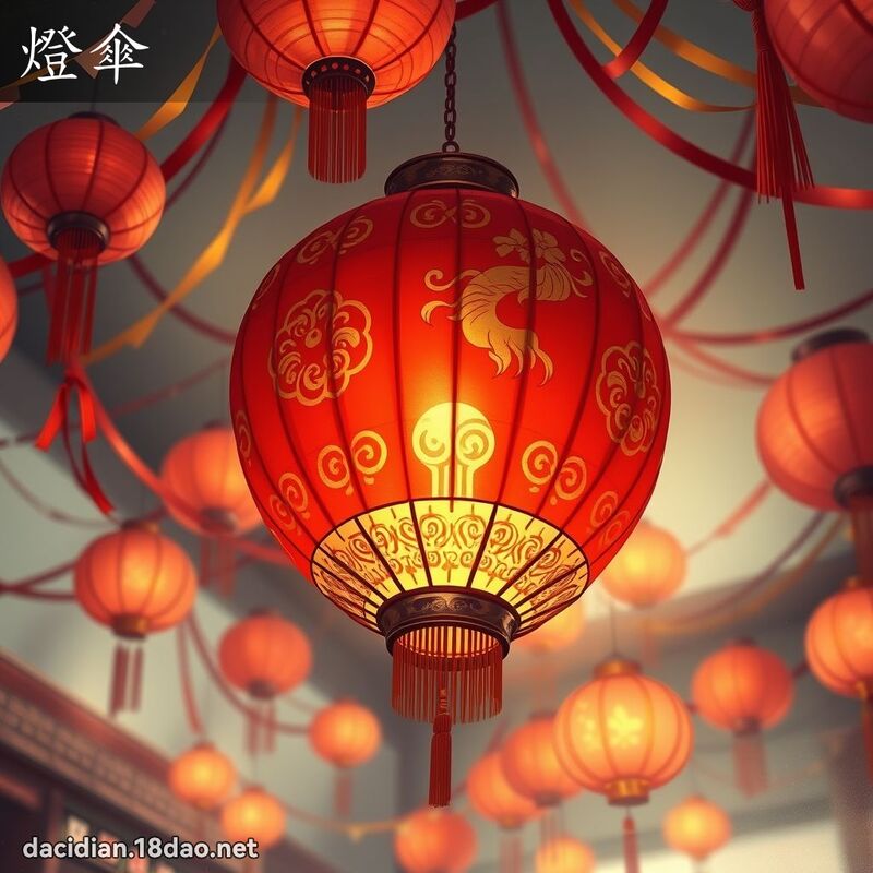 灯伞 - 国语大辞典配图