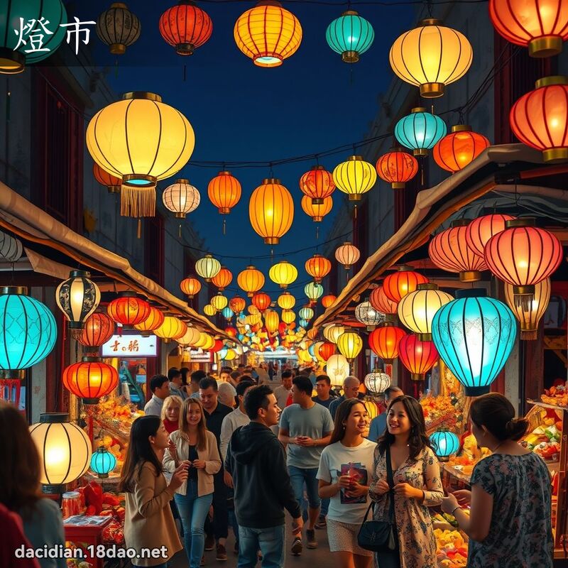 灯市 - 国语大辞典配图