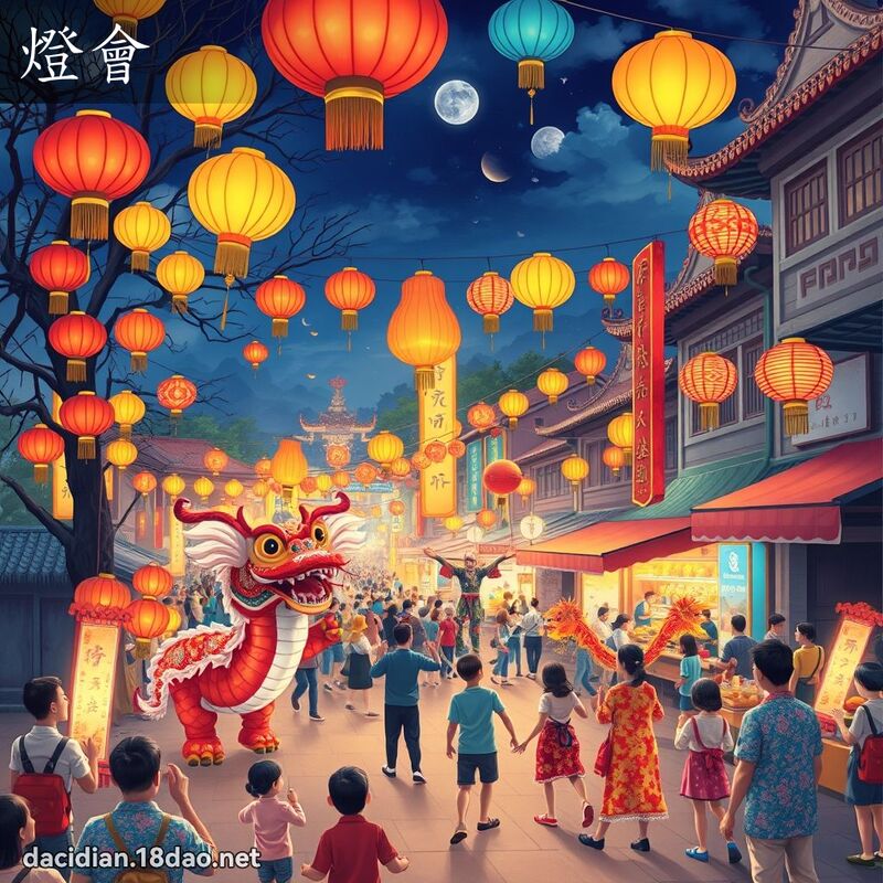 燈會 - 國語大辭典配圖