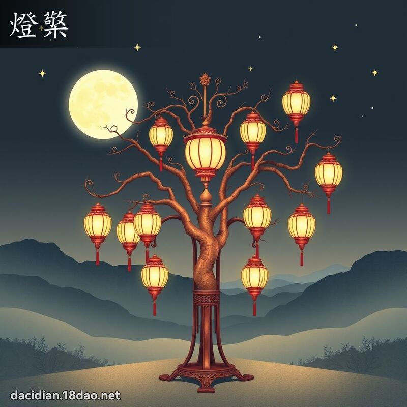 燈檠 - 國語大辭典配圖