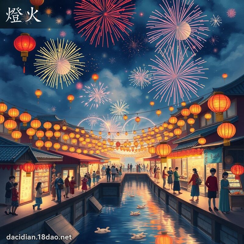 燈火 - 國語大辭典配圖
