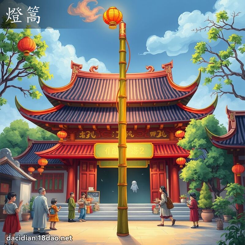 燈篙 - 國語大辭典配圖