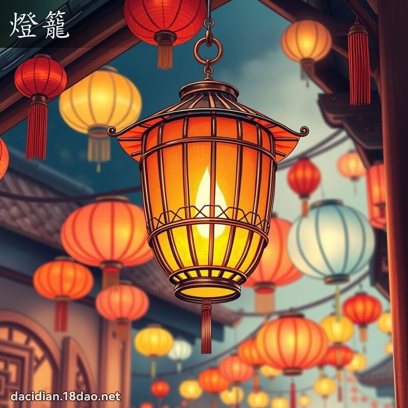燈籠 - 國語大辭典配圖