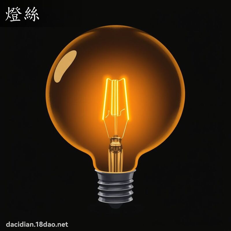 灯丝 - 国语大辞典配图