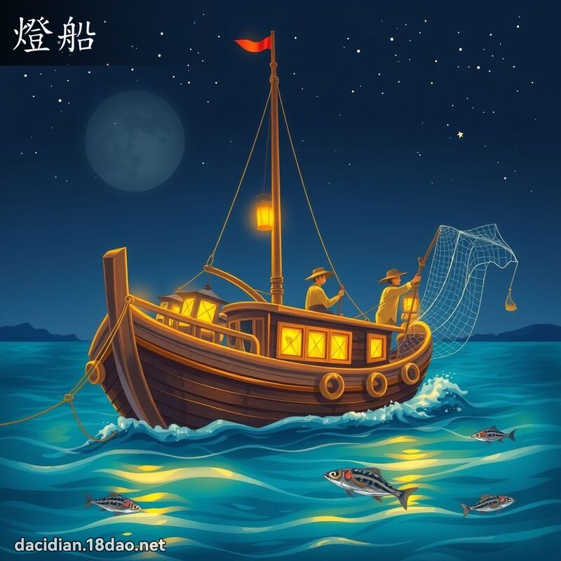 燈船 - 國語大辭典配圖